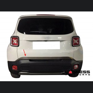 Jeep Renegade Lower Tailgate Trim - Black Chrome